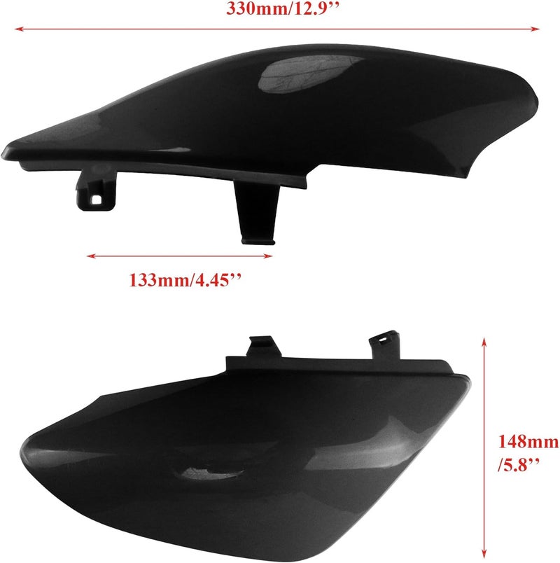PRO BAT 7 PCs CRF50 Plastic Fender Kit with Fork Suspension Guard Cover XR50 Fairing Fender Kit Complete Fender Fairing Body Work Kit Fit for CRF 50 XR 50 SDG SSR 107 110 125 Pit Dirt Bike - Image 3